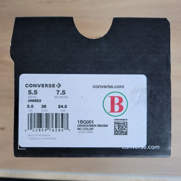 🤩Converse Chuck Taylor All Star Canvas Hi Top Sz 7.5 Women Shoes Violet 134833F - Picture 7 of 13